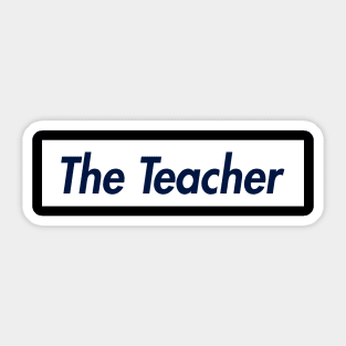 THE TEACHER SUPER LOGO Sticker